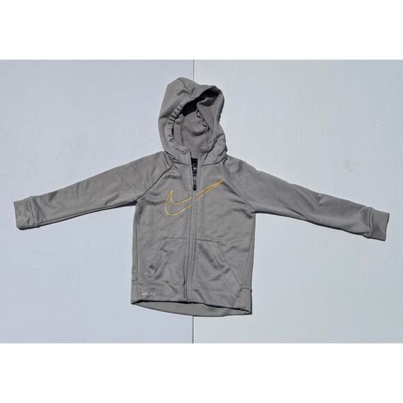 Kids gray nike zip up  size XS - Picture 1 of 3